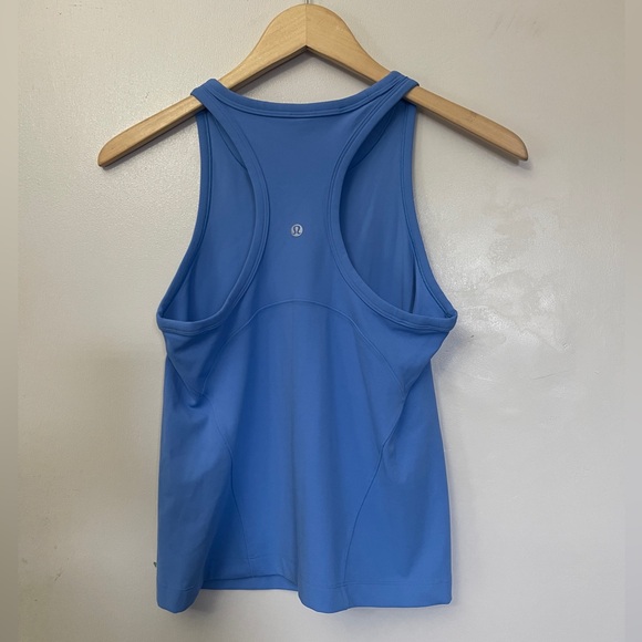 lululemon Align Waist Length Racerback Tank Top 8 Pool Party Blue Like New - Picture 4 of 8